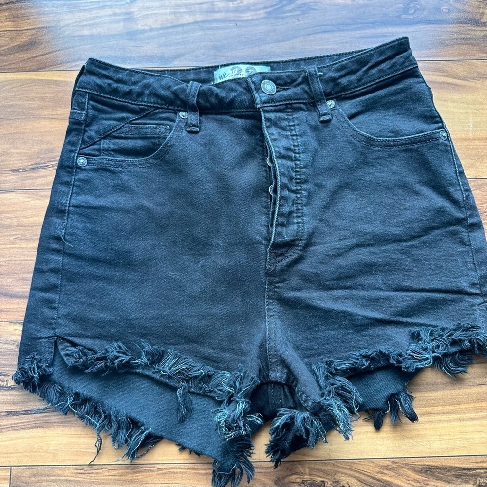 Free peoples we the free curvy button fly cut off shorts 28